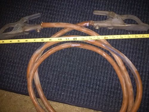 Double ground clamp with 12 ft lead