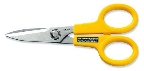 Olfa 111b household shears s type yellow scissors brand new from japan f/s for sale