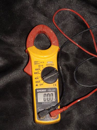 Sperry DSA-500 Digisnap Clamp Meter With Leads