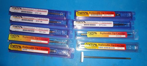 Metcal soldering tips lot of 10 ( sold as a lot )
