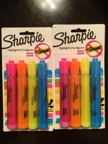 Sharpie Accent Tank-Style Highlighters, Total 8 Colored Highlighters  25174