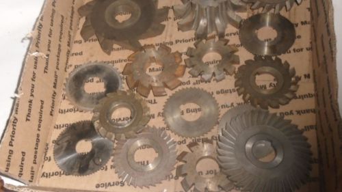 MACHINIST LATHE MILL Machinist Lot of NICE Slitting Slotting Saw Blades for Mill
