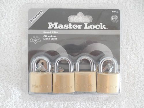 Six New Master Lock Keyed Alike Locks 1901Q 1901T