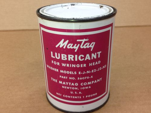 Vintage Maytag Can Hit &amp; Miss Wash Machine Engine Wringer Grease/Oil 1lb. 56078