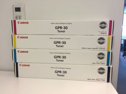 Canon GPR-30 Set Toner Cartridges - New In Box - Genuine - OEM