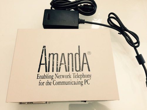 Amanda SOHO Voice Mail Voicemail System New Flash Drive &amp; Power Supply Complete