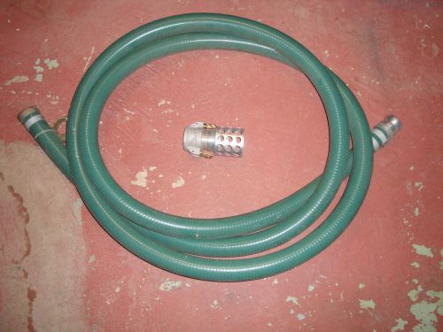 2&#034; x 20&#039; trash pump hose water suction discharge w/ cam lock quick connect flood for sale
