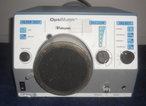 ValleyLab OptiMumm Electrosurgery Laser Surgery Smoke Evacuator System