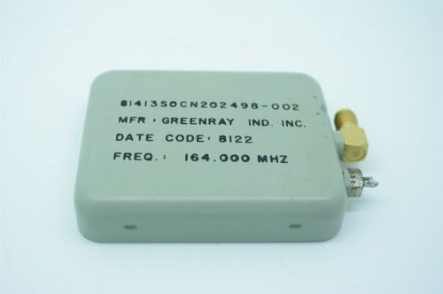 GREENRAY Radio Microwave RF Quartz Oscillator 164MHz  SMA  TESTED