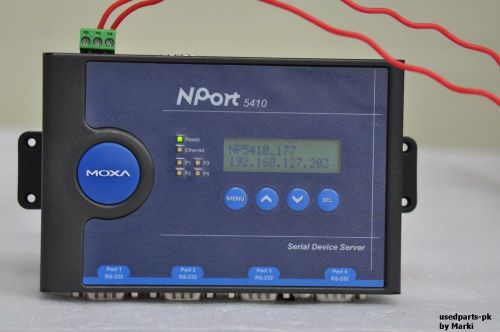 MOXA NPORT5410 REV:1.4 SERVER DEVISE POWER ON TESTED