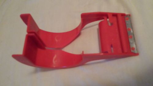 Large Red Shipping Box Tape Roll Dispenser