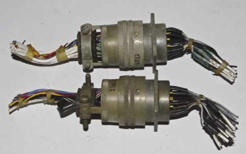 TWO mating pair Mil Spec 27-Pin Connectors
