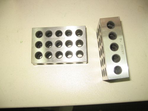 Matched pair of 1-2-3 Blocks with 23 holes