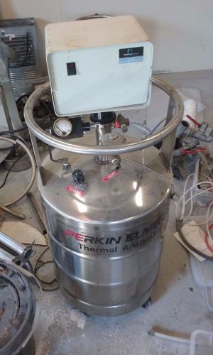 Pressure Vacuum Stainless Steel Liquid Nitrogen Cryogenic Tank on wheels 25 gal