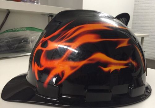 Harley-Davidson RHDHHAT10K Flames Hard Hat, Free Shipping - Broken straps