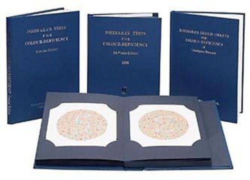 24 PLATE ISHIHARA TESTS BOOK - FOR COLOR BLINDNESS TESTING EHS LHS 2