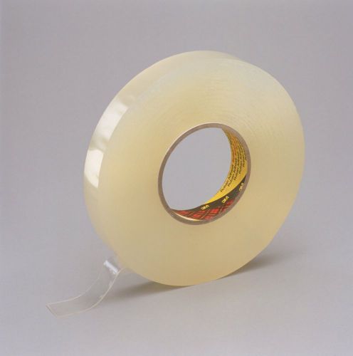 3M Double Sided Adhesive Removable Foam Tape Clear, 1/2 in x 27 yd 1/32 in