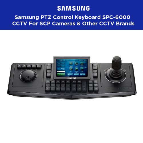 Samsung PTZ Control Keyboard SPC-6000 CCTV For SCP Cameras &amp; Other CCTV Brands