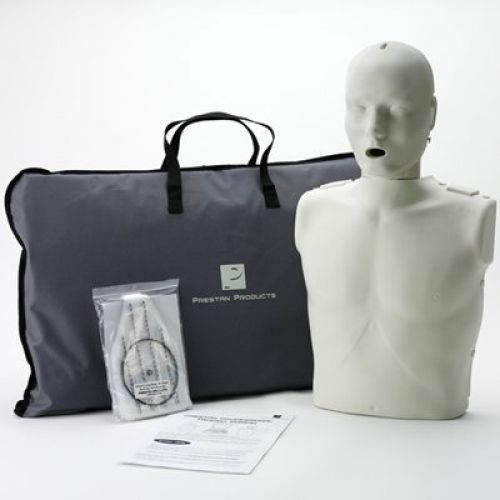 Prestan products professional training manikin light skin 10 cpr-aed bags case for sale