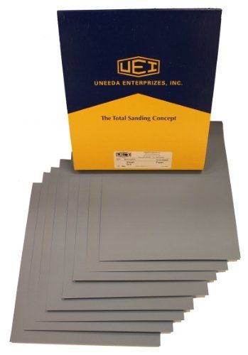 Uneeda M-131938 991A 5-1/2&#034; x 9&#034; 1200 Grit Silicon Carbide Waterproof Paper Wet