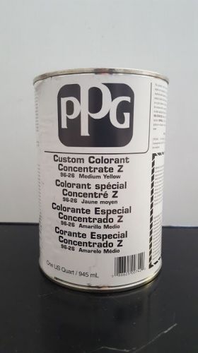 PPG Industries Custom Colorant Concentrate Z 96-26 Med. Yellow 1 qt. ret.$36.99