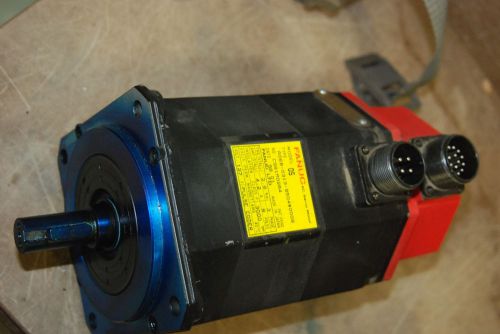 Fanuc, A06B-0313-B504 #0008, 2000RPM, 127V, 3PH, 8 Poles, Servo Motor