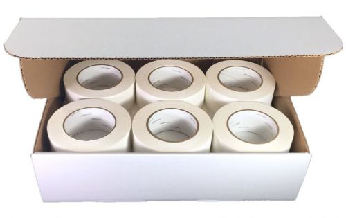 Case of 12 white gaffers tape 2&#034; x 30 yd roll professional grade impact tapes for sale