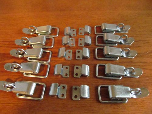 Lot of 10 bommer 4&#034; draw latch padlockable plated #ac-108-zp (ag-70[x10) for sale