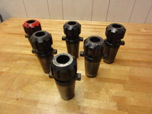 (6) 80421 Universal Engineering Kwik Switch 400 Double Taper Collet Chucks (ZZ)