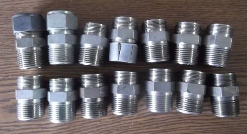 14 Swagelok, Parker, &amp; Off Brand 3/4 Male Connectors 1210-1-12 /12-12 FBZ