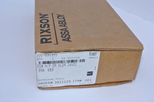 New!! rixson 996 689 24vdc wall mounted electromagnetic door holder assa abloy for sale
