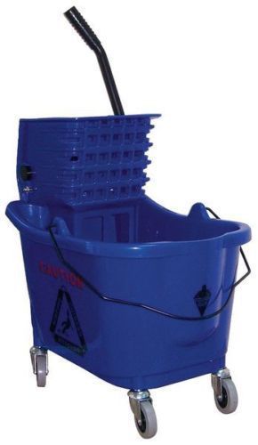 Tough guy 5cjh6 mop bucket and wringer, blue, side press new !!! for sale