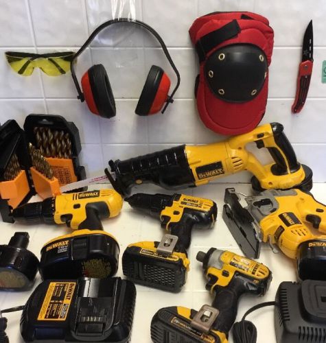DEWALT 18 V COMBO CONTRACTOR TOOLS, L@@K, FREE EXTRAS, PREOWNED, FAST SHIPPING