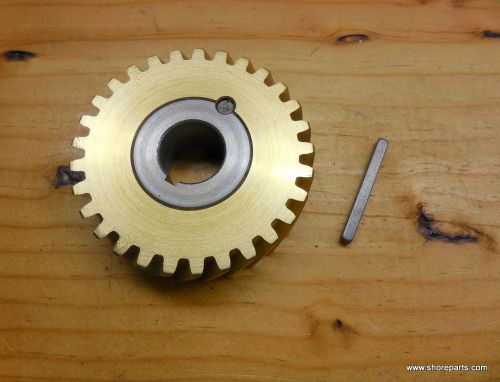 HOBART A120-A200 00-124751-0003 60 HZ BRONZE WORM WHEEL GEAR &amp; BUSHING + KEY