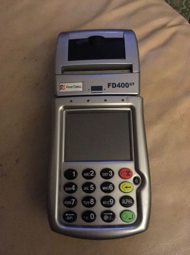 First Data FD400GT Credit Card Reader - UNTESTED - AS-IS - FOR PARTS