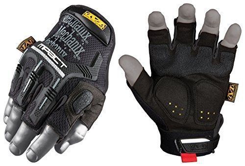 Mechanix wear m-pact fingerless black/grey for sale