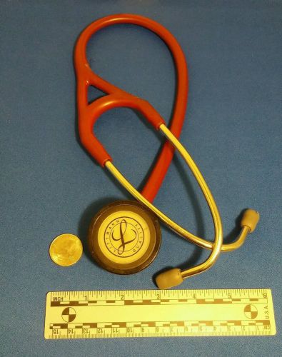 Littmann 3M Select Stethoscope BURGANDY COLOR  USED