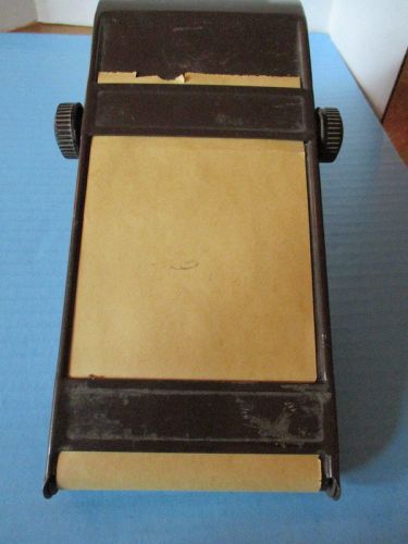 1940&#039;s, office desk top, metal note paper rolled, memo holder or receipt paper for sale