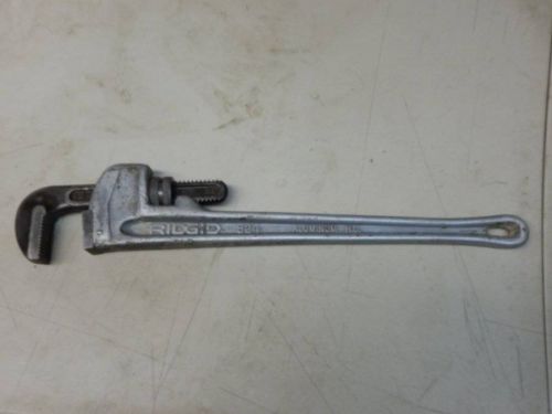 Ridgid 824 aluminum 24 inch pipe wrench for sale