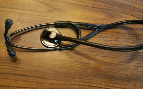 3M Littmann Master Cardiology Stethoscope, Black Tube, Smoke-Finish Chestpiece
