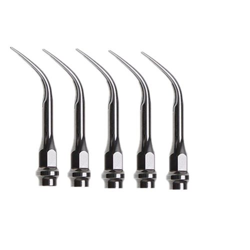 5pc dental scaling tips # 10 fit ultrasonic scaler kavo amdent gc1 silver for sale