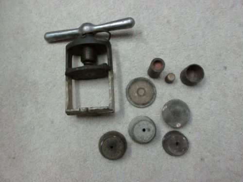 Antique R and R Denture Press With Flasks for Dental Lab