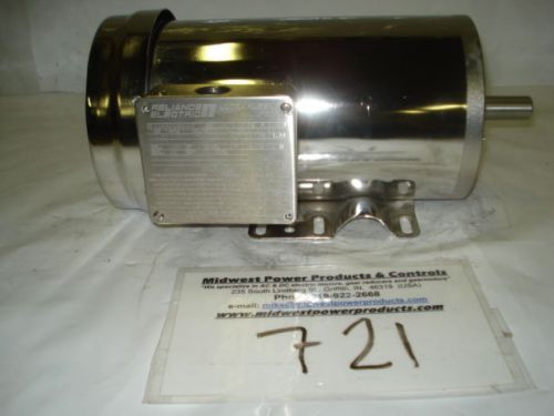 NEW! Reliance stainless motor P14H8924, 1.5hp, 1725rpm, 145T, 230/460, TEFC, 3ph
