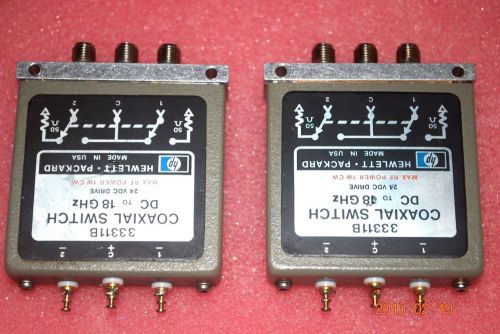 HP 33311B Coaxial Switch DC to 18GHz (2 pcs)