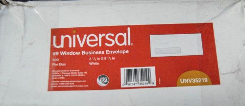 Universal #9 Window Business Envelope 500 Per Box