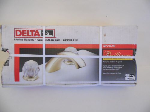 Delta Tub Faucet Polished Brass ~ Brilliance Lifetime Anti-Tarnish Finish