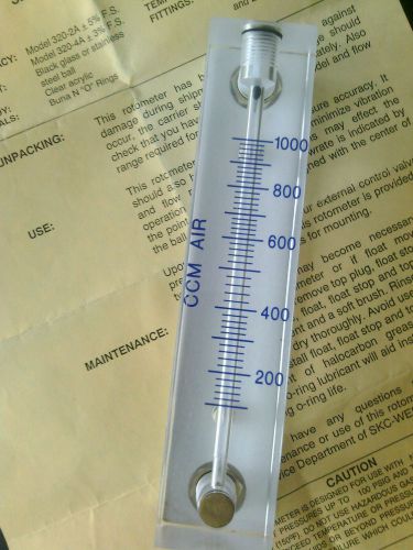 SKC Model 320-2A Rotameter .100 - 1.000L, 150 PSIG, 150°F