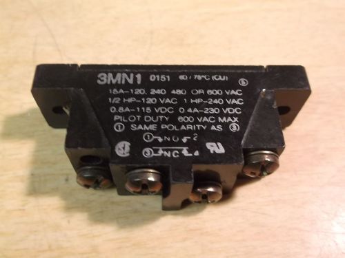 Micro 3MN1 Switch 0151 15A 120 240 480 or 600 VAC *FREE SHIPPING*