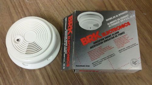 BRK Electronics Model 4919A 120V Ionization Smoke Alarm - Make and offer