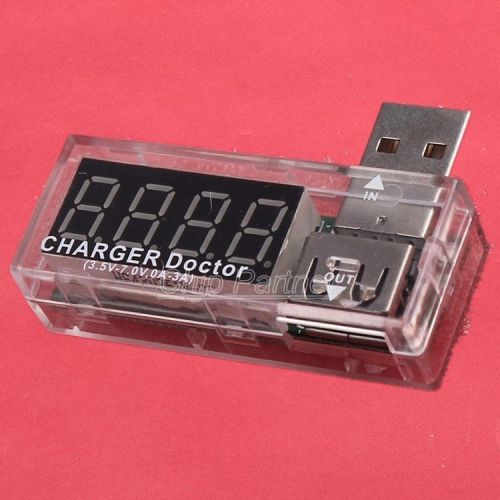 Usb current tester detector voltage meter battery tester ampere meter for sale